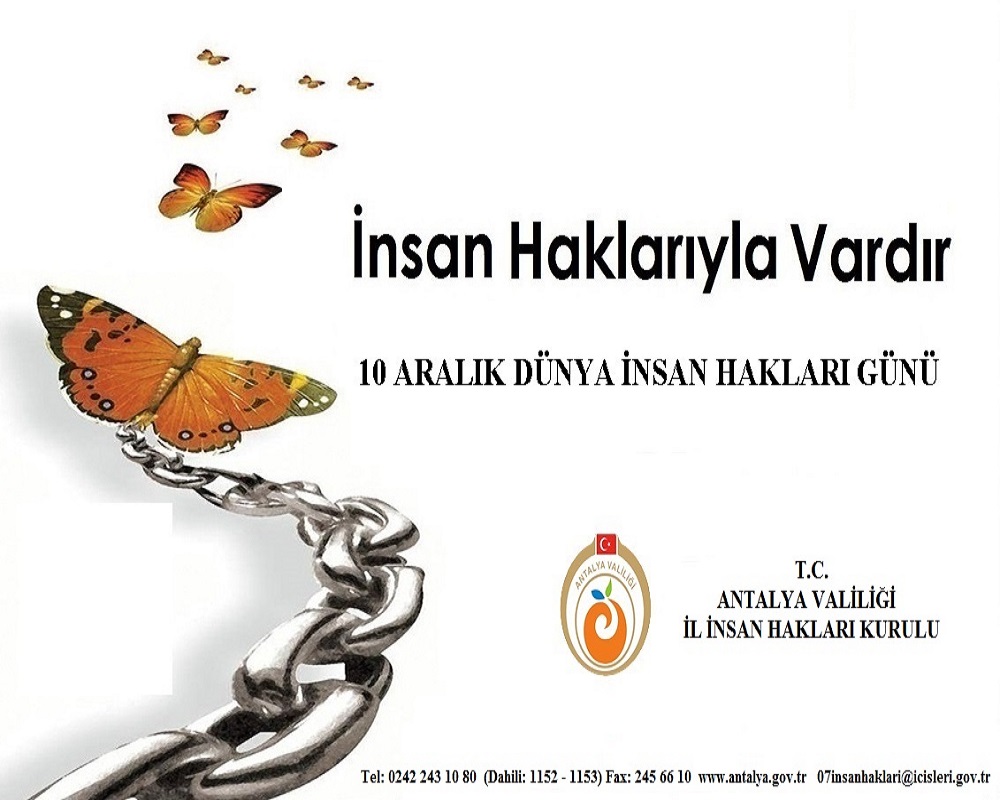 10 Aralık 2017 İnsan Hakları Afişi